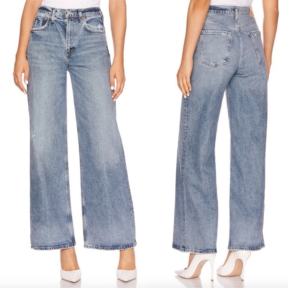 Citizens Of Humanity Denim - Citizens of Humanity Paloma Wide Leg High Rise Denim Jeans 27